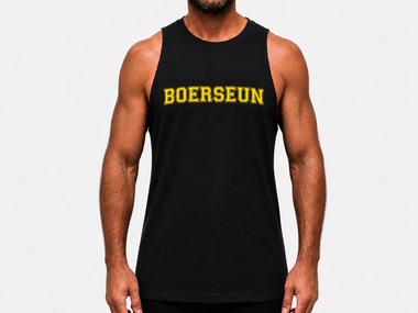 Boerseun Original Print Black Tank