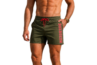 Boerseun Army Green Gym Shorts